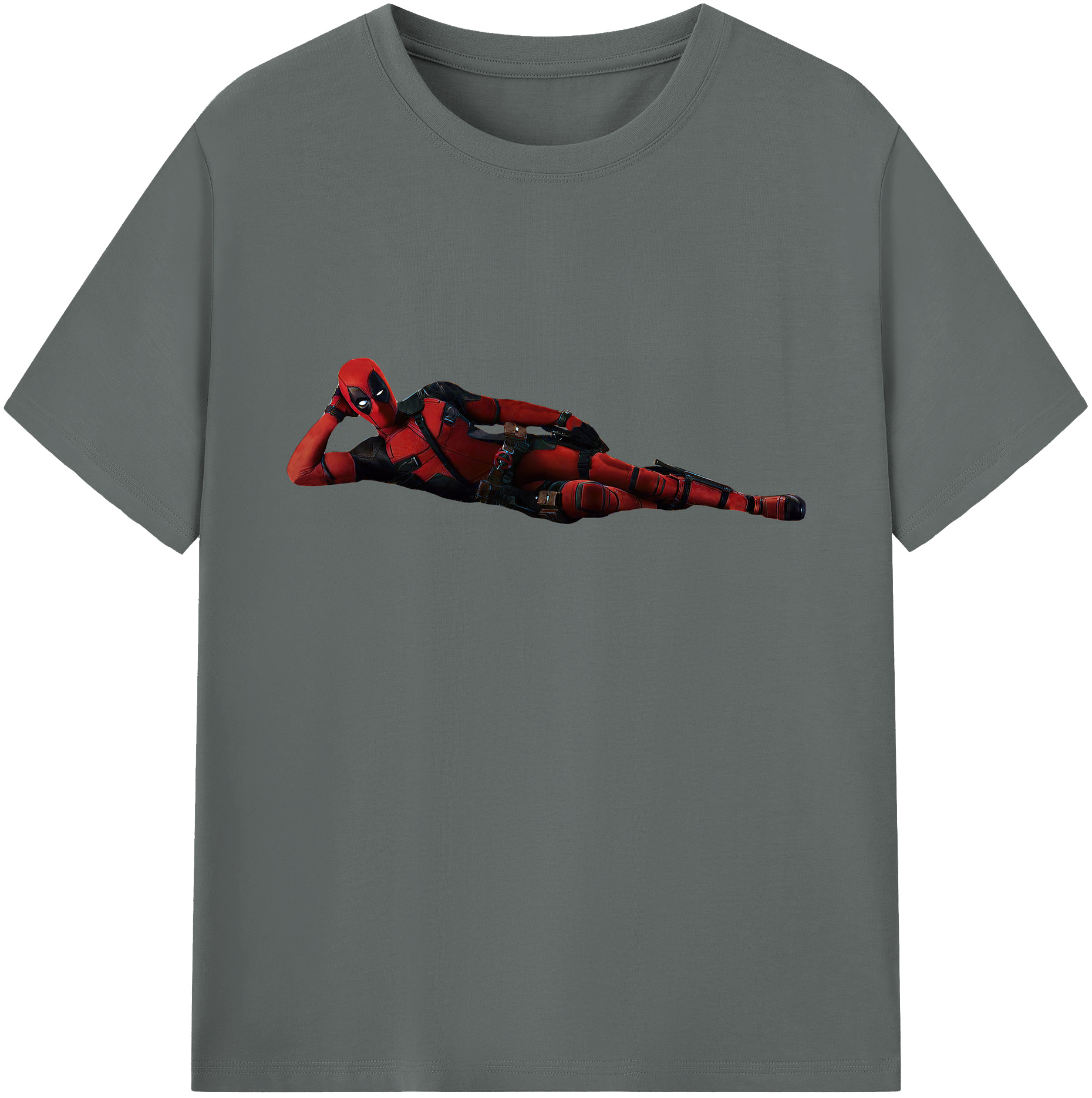 （画像用） Deadpool デッドプール 綿100％ メンズ半袖Tシャツ｜肌触りやわらか＆通気性